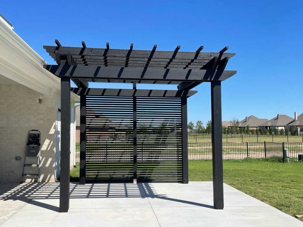 black pergola 2